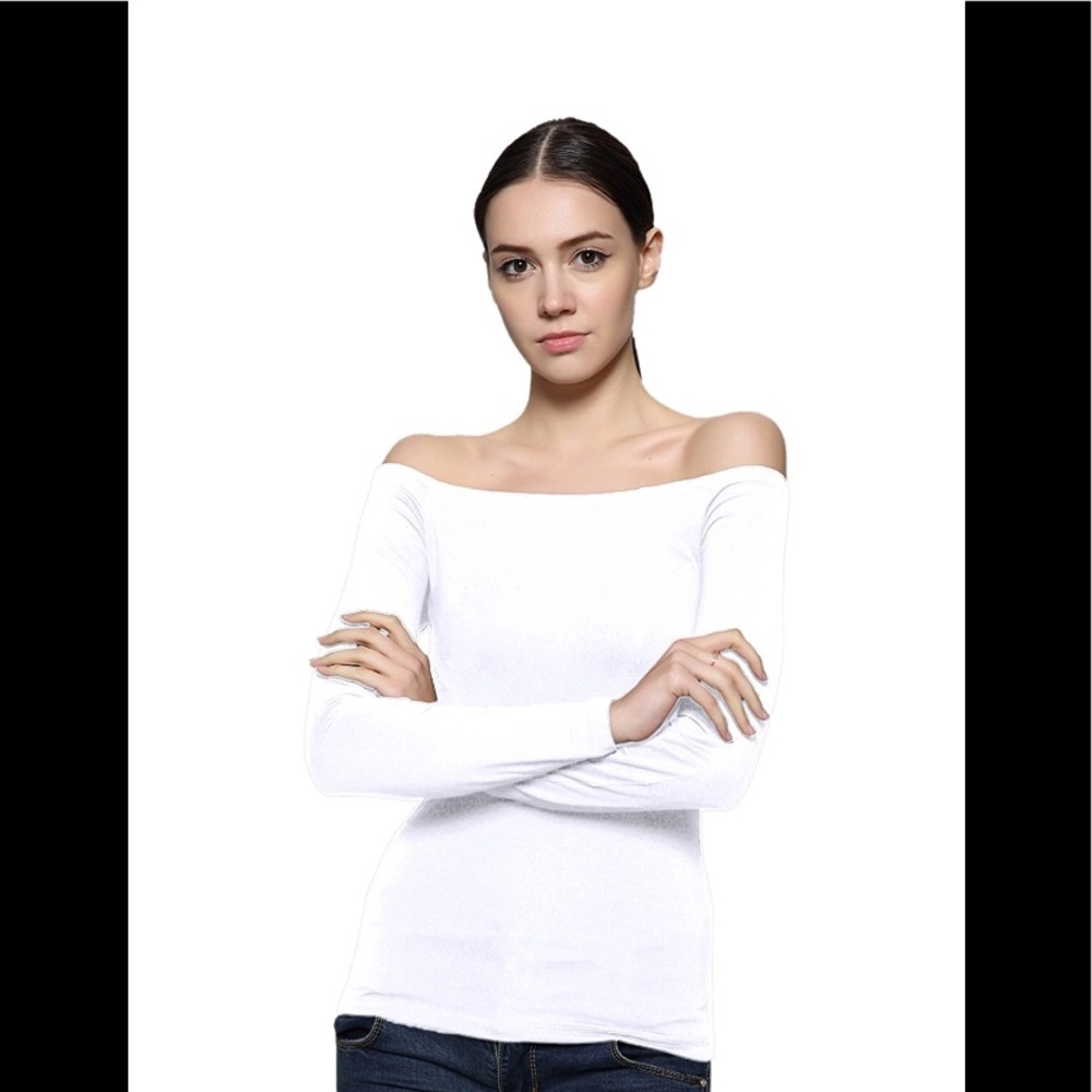 Off the shoulder shirt